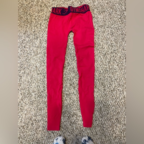 Gym shark women’s leggings hot pink size small - Picture 2 of 2